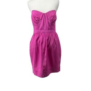 Shoshanna Barbie Pink Strapless Mini Dress‎
